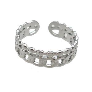 Raw Stainless Steel Ring, approx 6mm, 18mm dia [SSB1104]