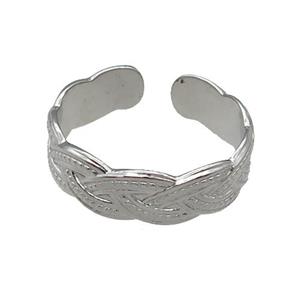 Stainless Steel Ring Raw, approx 7mm, 18mm dia [SSB1120]