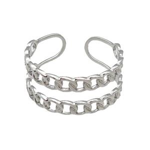 Stainless Steel Ring Raw, approx 8mm, 18mm dia [SSB1136]