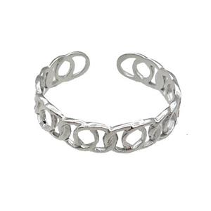 Raw Stainless Steel Ring, approx 5mm, 18mm dia [SSB1148]