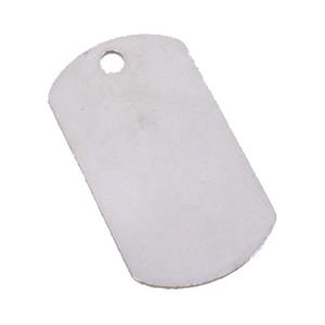Raw Stainless Steel Rectangle Pendant, approx 20-35mm [SSB1324]