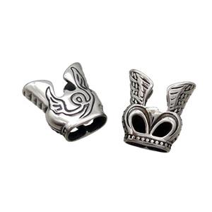 Stainless Steel Beads Large Hole Antique Silver, approx 18-20mm, 5-10mm hole [SSB1824]