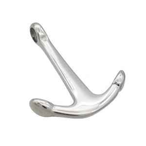 Raw Stainless Steel Anchor Pendant, approx 22-25mm [SSB1860]