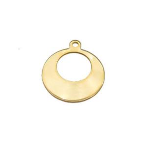 Stainless Steel GoGo Pendant Gold Plated, approx 21mm [SSB2276-21MM]