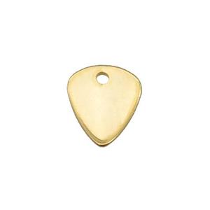 Stainless Steel Teardrop Pendant Gold Plated, approx 10-12mm [SSB2308]