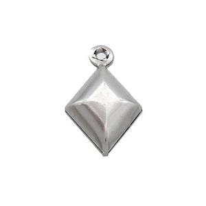 Raw Stainless Steel Northstar Pendant, approx 9-12mm [SSB2706]