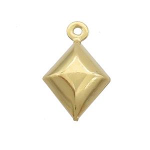 Stainless Steel Northstar Pendant Gold Plated, approx 9.5-12mm [SSB2749]