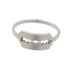 Raw Stainless Steel Rings, approx 7-13mm, 18mm dia [SSB2793]