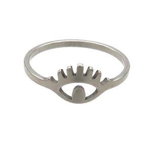 Raw Stainless Steel Rings Eye, approx 7-10mm, 18mm dia [SSB2813]