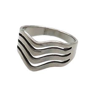 Raw Stainless Steel Rings, approx 12mm, 18mm dia [SSB2837]