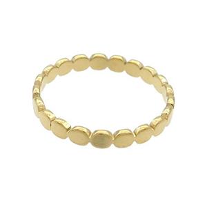 Stainless Steel Rings Gold Plated, approx 2.5mm, 18mm dia [SSB2906]