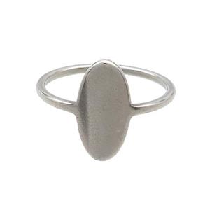 Raw Stainless Steel Rings, approx 8-15mm, 18mm dia [SSB2960]