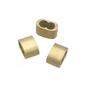Stainless Steel Spacer Beads Gold Plated 2holes, approx 4-8mm, 2.5-5mm [SSB3024]
