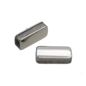 Raw Stainless Steel Tube Beads, approx 6-12.5mm, 2-3mm hole [SSB3033]