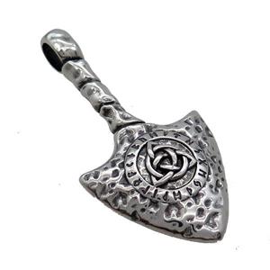 Stainless Steel Anchor Charms Pendant Antique Silver, approx 32-60mm [SSB3693]
