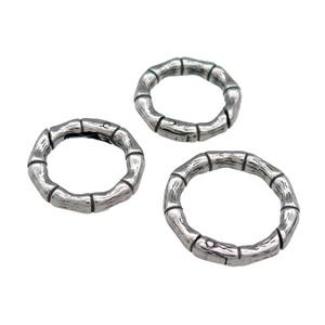 Stainless Steel Carabiner Clasp Antique Silver, approx 22mm [SSB3863-22MM]