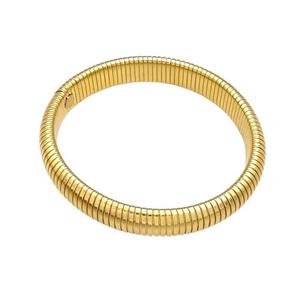 Stainless Steel Bracelets Gold Plated, approx 16mm [SSB4738-16MM]
