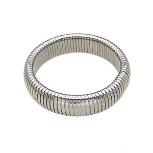 Raw Stainless Steel Bracelets, approx 16mm [SSB4739]