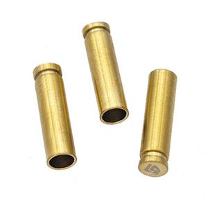 Stainless Steel Cord End Gold Plated, approx 4-15mm, 3mm hole [SSB5210]