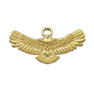 Stainless Steel Eagle Charms Pendant Gold Plated, approx 10-25mm [SSB5295]