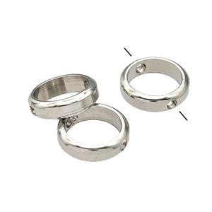 Raw Stainless Steel Circle Spacer Beads, approx 9mm [SSB5489]