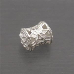 Sterling Silver Beads Tube Hollow, approx 5-7mm [STS0383]