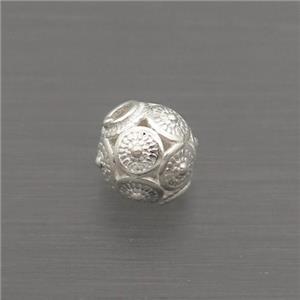 Sterling Silver Round Beads Hollow, approx 4.5mm [STS0398]