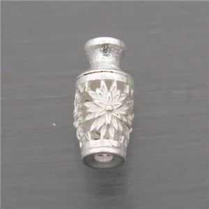 Sterling Silver Beads Vase Hollow, approx 5-11mm [STS0400]