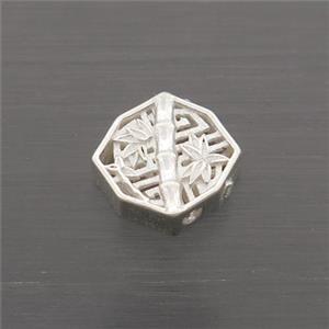 Sterling Silver Beads Bamboo, approx 6-7mm [STS0408]
