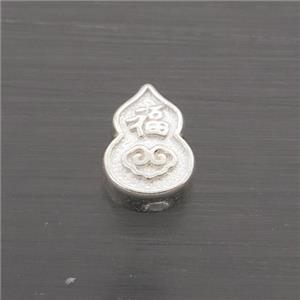 Sterling Silver Beads Gourd, approx 4-6mm [STS0410]