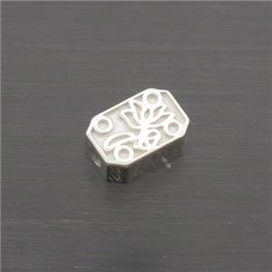 Sterling Silver Beads Rectangle, approx 4-6mm [STS0412]