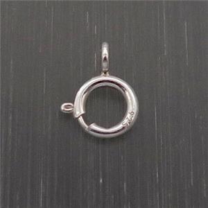 Sterling Silver Clasp Spring, approx 5mm dia [STS0422]