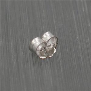 Sterling Silver Earring Back Nuts, approx 4-6mm [STS0435]