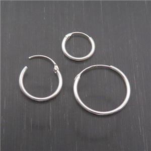 Sterling Silver Latchback Earring, approx 18mm [STS0437-18MM]