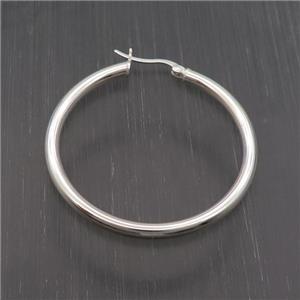 Sterling Silver Latchback Earring, approx 40mm [STS0440]