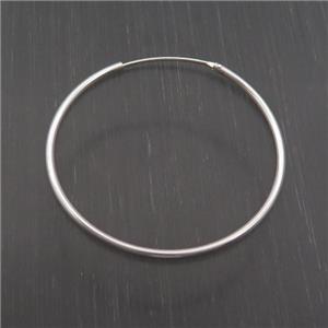 Sterling Silver Hoop Earring, approx 40mm [STS0442-40MM]