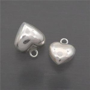 Sterling Silver Heart Pendant, approx 9mm [STS0488-9MM]