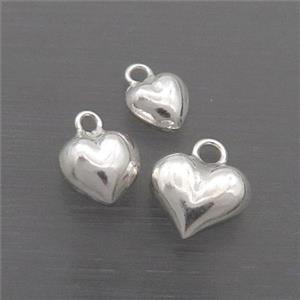 Sterling Silver Heart Pendant, approx 8mm [STS0489-8MM]