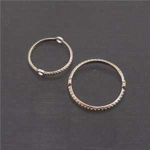 Sterling Silver Beads Ring Spacer, approx 9.5mm [STS0506-9.5MM]