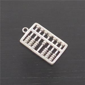 Sterling Silver Abacus Pendant, approx 7.5-11.5mm [STS0507]