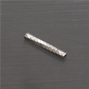 Sterling Silver Tube Beads, approx 1.5x10mm [STS0541]
