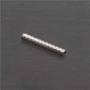 Sterling Silver Column Beads, approx 1.5x10mm [STS0542]