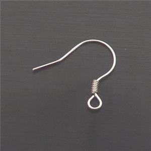 Sterling Silver Hook Earring, approx 15mm [STS0552]