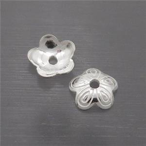 Sterling Silver Beadcaps, approx 8mm [STS0560]