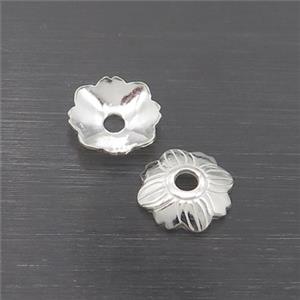 Sterling Silver Beadcaps, approx 8.5mm [STS0563]
