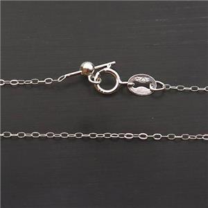 Sterling Silver Necklace Chain, approx 1mm, 40cm length [STS0671]