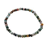 Indian Agate Bracelet Stretchy, approx 4mm [BR10855]