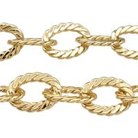 Copper Chain Gold Plated, approx 12.5-17mm [CH10931]