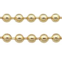 stainless Iron Ball Chain, gold plated, approx 3.2mm [CHCL611-3.2MM]