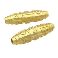 Tibetan Style Alloy Rice Beads Eye Matte Gold, approx 15-40mm, 3mm hole [FD11320]